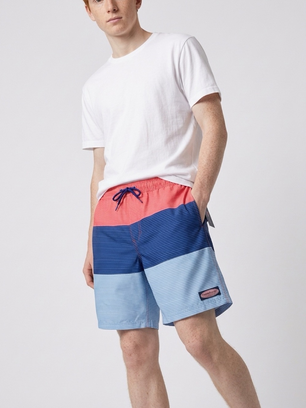 Vineyard Vines Paneled Chappy Swim Trunks Size Large